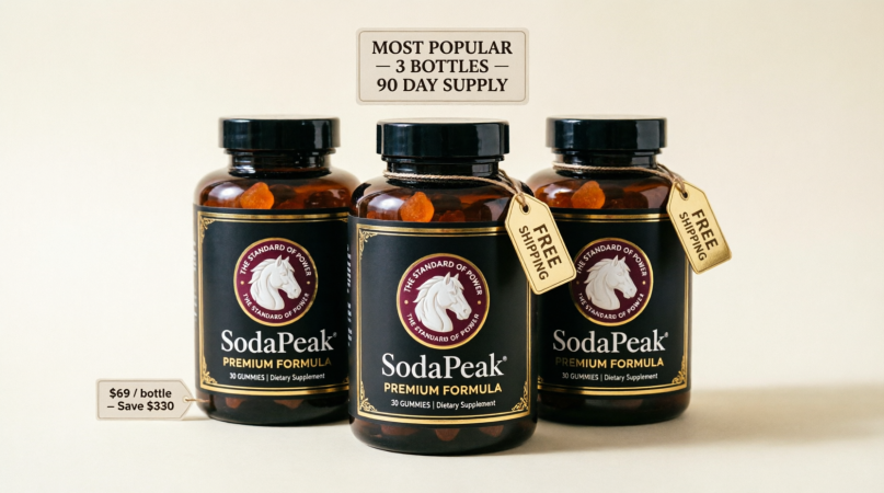 three bottles of men's wellness gummies most popular package